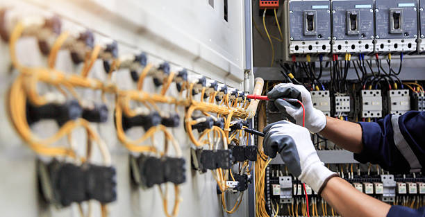 Professional Electrician technician working in Morehead City, NC